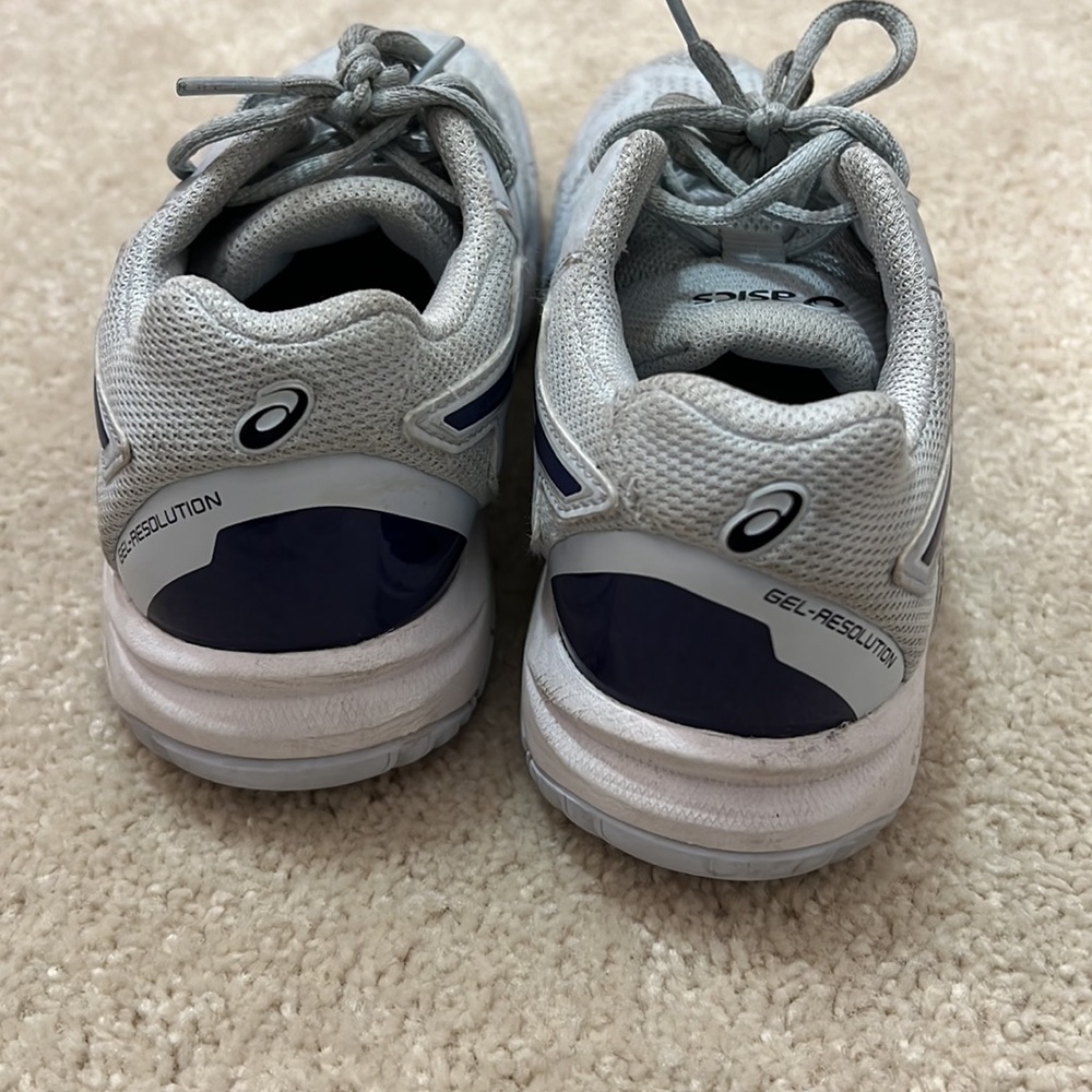 ASICS kids Gel-Game 9 Grade School Tennis Shoes Size 2 - Picture 4 of 8